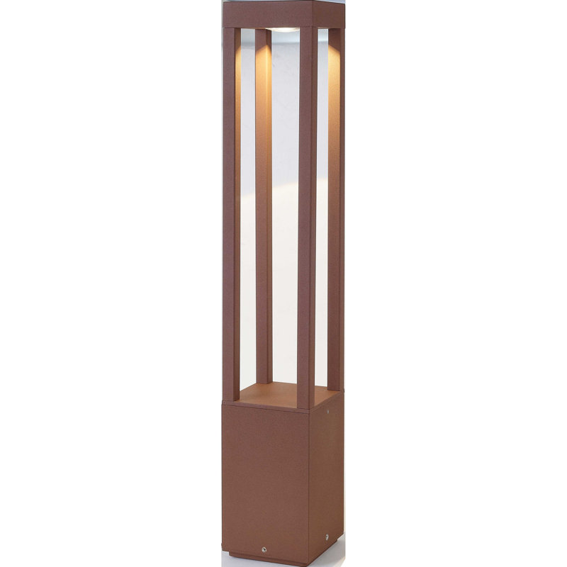 Shumaker Integrated LED Aluminium Pathway Light, Rust