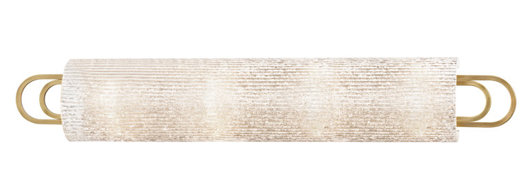 Buckley - Light Vanity Light, 5" H x 31" W x 4" D, Aged Brass, 4