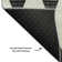 Premium Machine Washable Cerrito AMF578 Black Rug