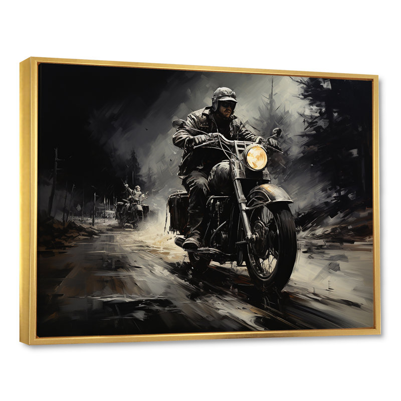 Impressionniste, impression sur toile, H 30 po x l 40 po x P 1,5 po, Cadre flottant doré
