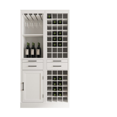 Free Combination Wine Bar Cabinet Set ,Multi-Storage Cabinet by Red Barrel Studio