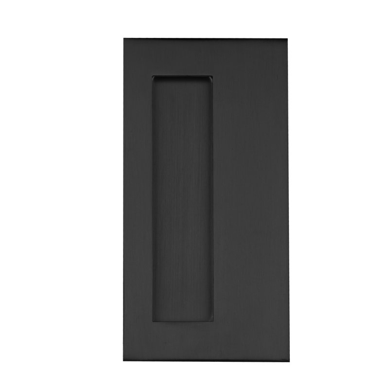 Poignée rectangulaire 5,9 po, Noir satiné