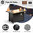 Wicker 6 - Person Outdoor Seating Group With Cushions With Fire Pit Table And Swivel Rocking Chairs-1283541872