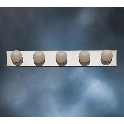 Barre d'éclairage de salle de bain 5 lumières Saxton