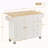 Rolling Mobile Kitchen Island With Solid Wood Top And Locking Wheels,52.7 Inch Width,Storage Cabinet And Drop Leaf Breakfast Bar,Spice Rack, Towel Rack & Drawer-782229458
