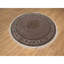 Tapis rond blanc en laine noué à la main 7 pi 6 po x 7 pi 6 po 4E51F0FE9CE94E1DAA0773D14A74B0BD