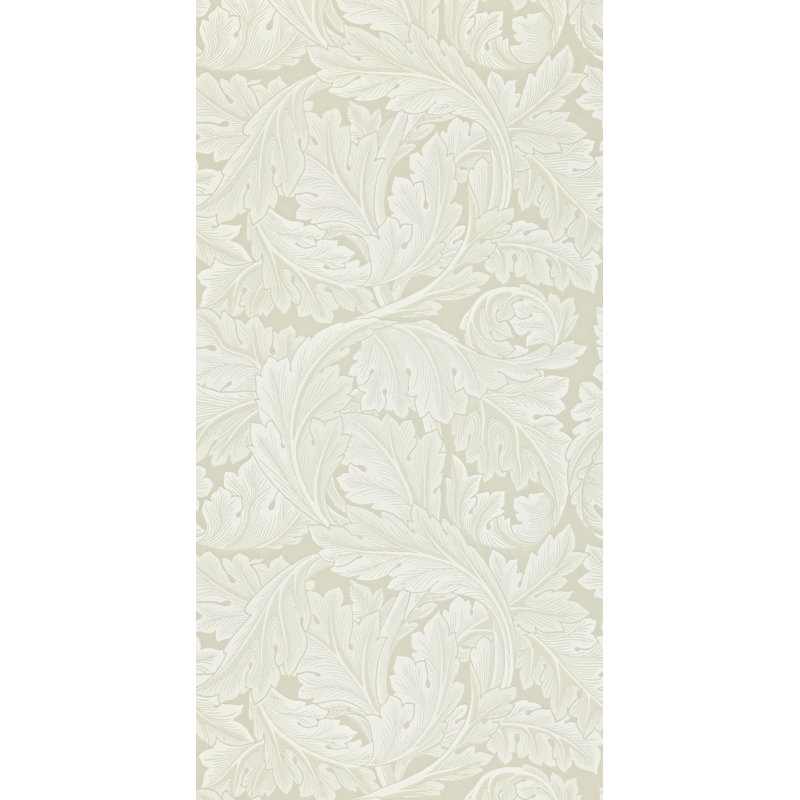 Acanthus Wallpaper, Chalk