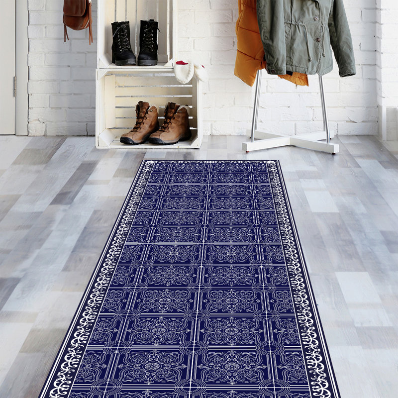 Bynoe Geometric Kitchen Mat, Runner 65 x 266cm