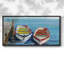Shore Break - Toile tendue avec châssis encadré - Prêt à accrocher-1333458442-1333458452