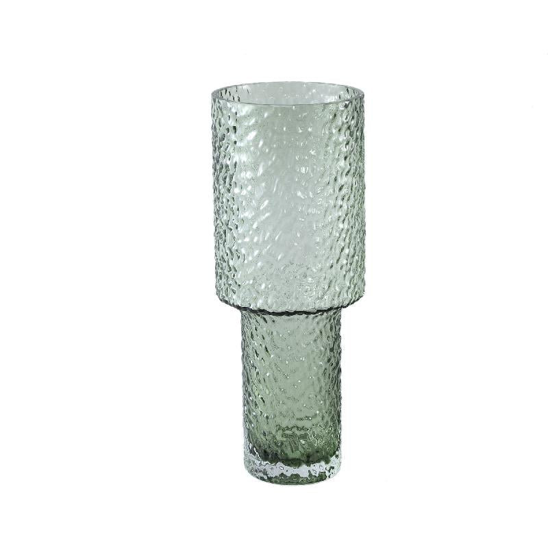 Saco Glass Table Vase, 30cm H x 21cm W x 21cm D, Green