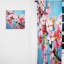 Collage de fleurs de pommier rose I - Rideau à fleurs de pommier - Rideau abstrait obscurcissant - 1 panneau-107577069