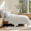 Ensemble de courtepointe 100% coton EVERGRACE, couvre-lit à rayures douces prélavé, ensemble de literie léger 3 pièces pour toutes les saisons, avec 2 taies décoratives-124572757-124572751