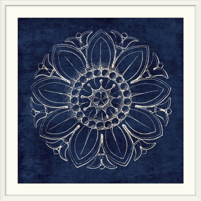 « rosette vii », impression en indigo