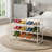 33'' Wide 3-Tier Metal Shoe Rack Shelf for Closet Stackable and Adjustable-2050845072