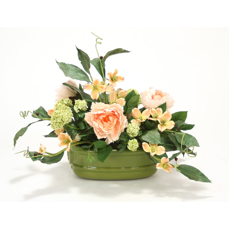 Pièce maîtresse en pot de fleurs