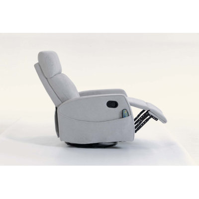 Short plush manual button armchair sofa