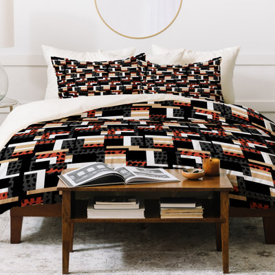 Ensemble de housse de couette neutre Gabriela Fuente Geo