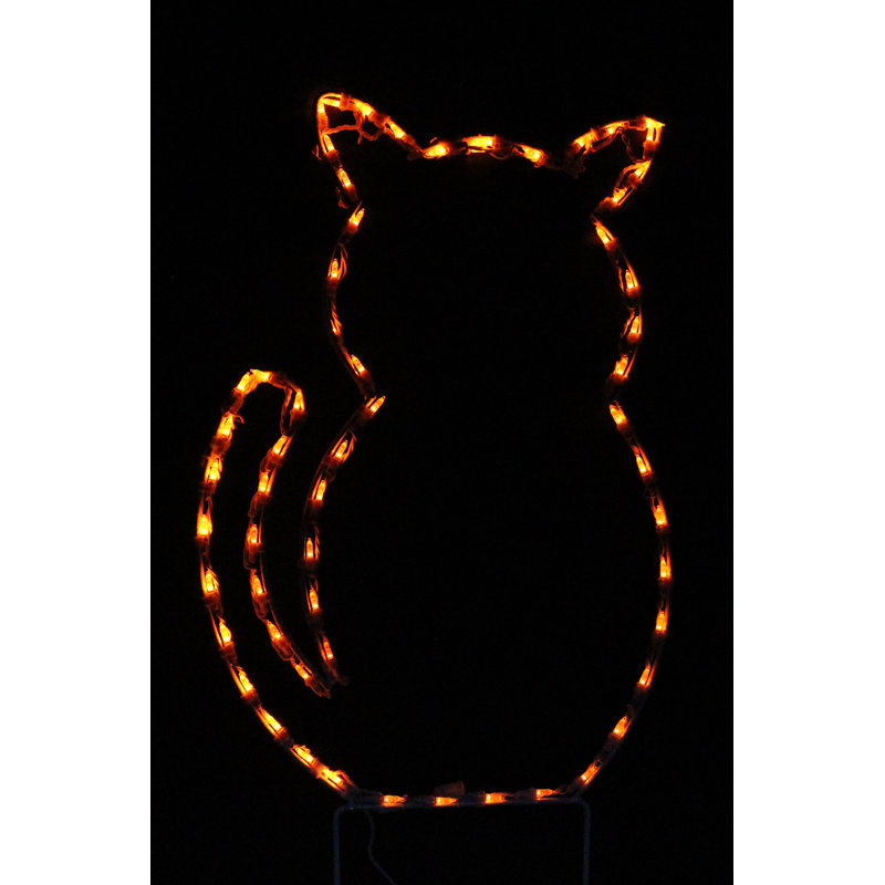 Contour lumineux de Noël pour chat