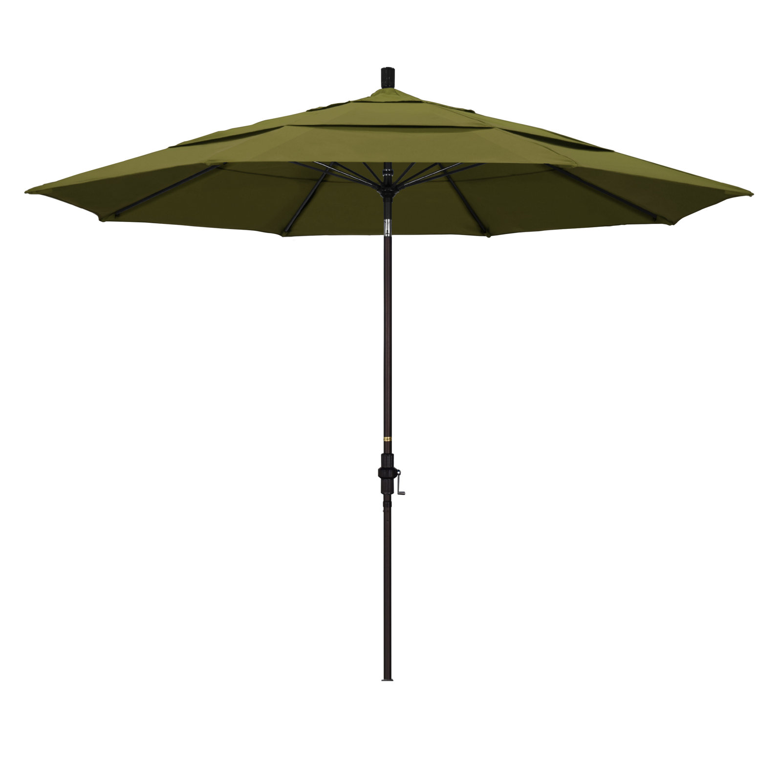 Brent 132'' Sunbrella® Outdoor Umbrella, Palm- Pacifica