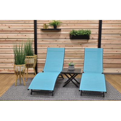 Bontang Sun Lounger Set with Loungers and Table