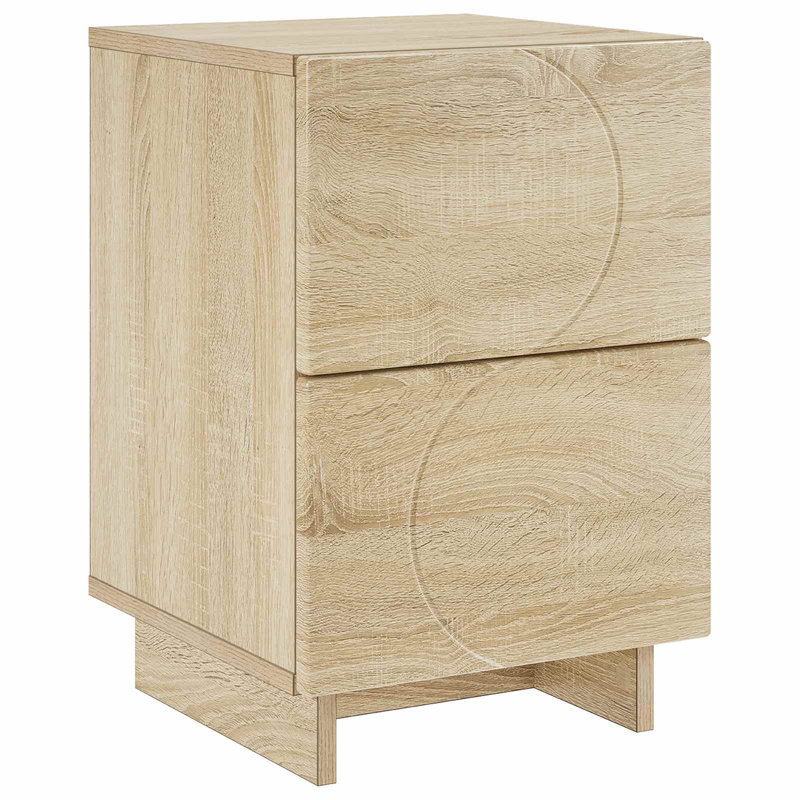 33.5 cm W Bedside Table, Sonoma Oak