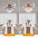 42" Crystal Ceiling Fan With Light 6 Speeds  LED Kits Included