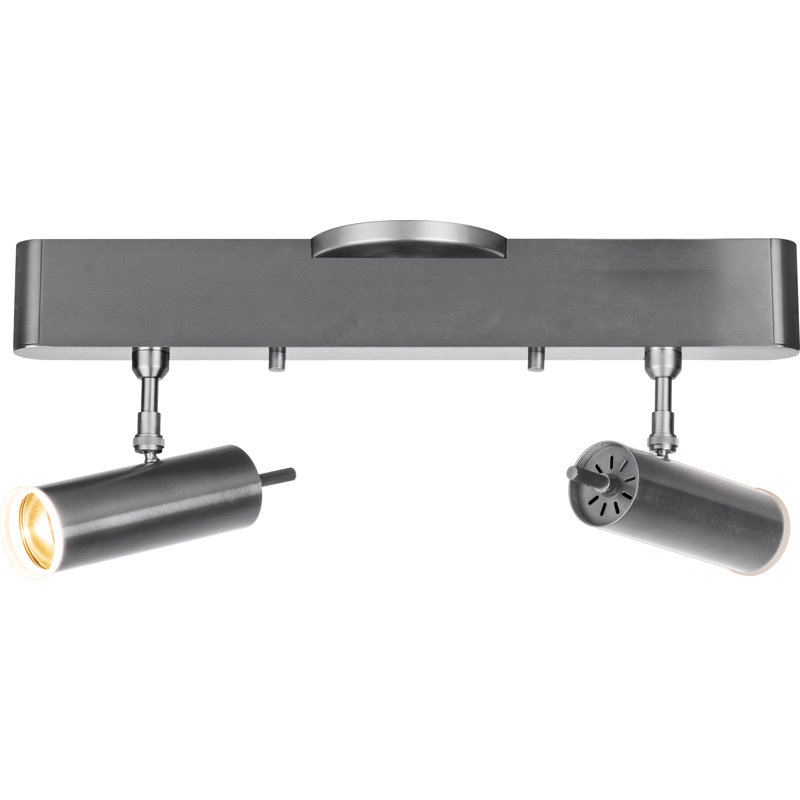 Siple 3.31 pound Satin Dark Grey LED Wall Sconce, Nickel satiné