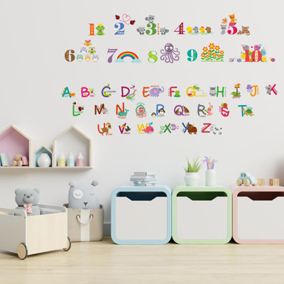 Text & Numbers Wall Decal
