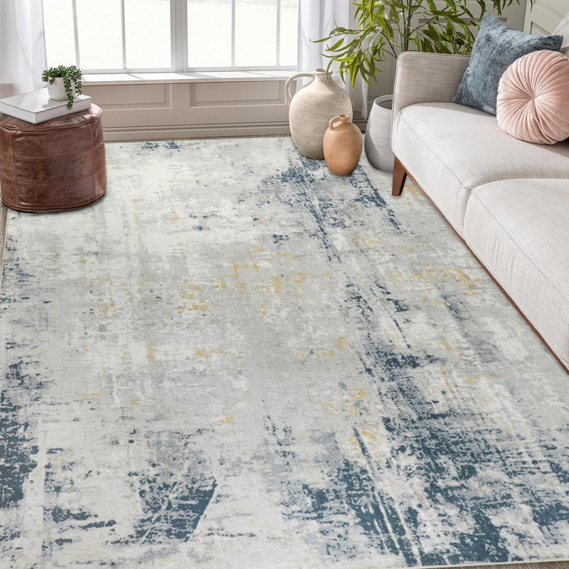 Rectangle 230 cm x 160 cm Synthetic Area Rug