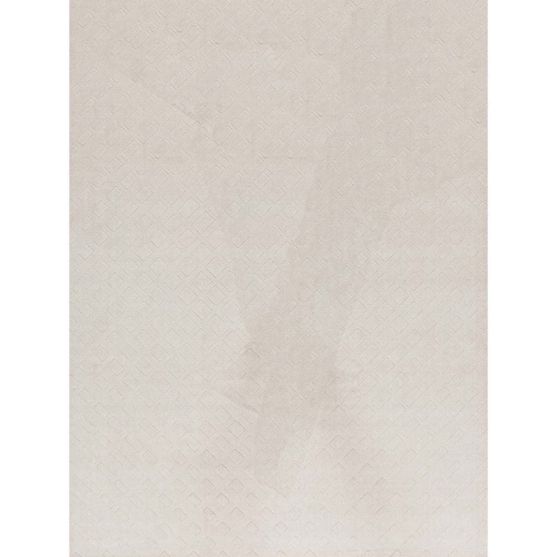 Geometric Area Rug in Cream