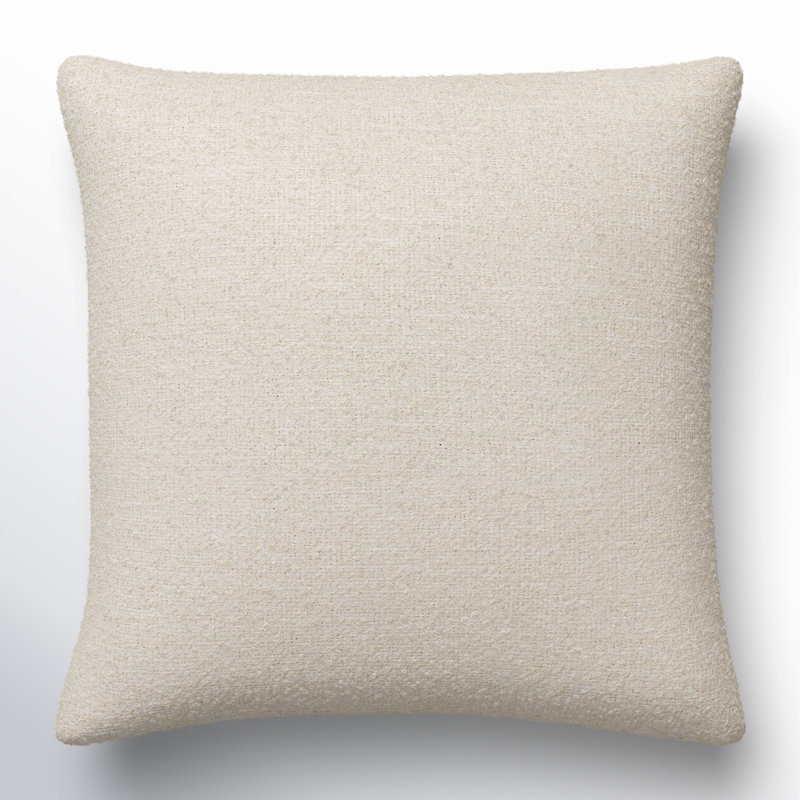 Bobby Cotton Blend Throw Square, Pillow Cover Only - No Insert, 20" x 20", Mustard