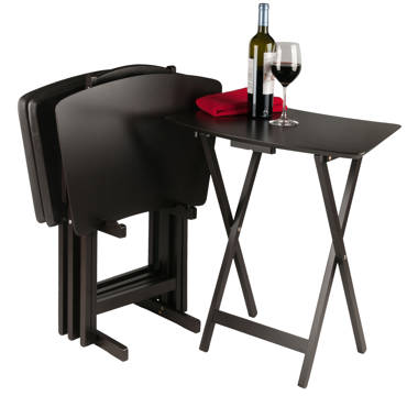 August Grove® Mischa Tray Table Set & Reviews
