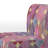 Pink And Gold Glitter Abstract - Upholstered Patterned Accent Slipper Chair