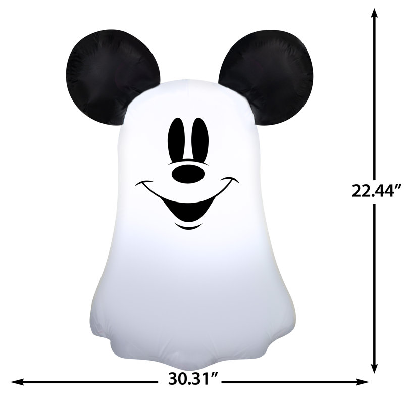 Airblown Stylized Mickey Ghost Disney