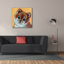 «Colorful Pomeranian» par Carolee Vitaletti, art mural sur toile-418158672