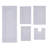Cressie Classy Absorbent Cotton Soft Non-Reversible Heavy Bath Rug Set-241106458