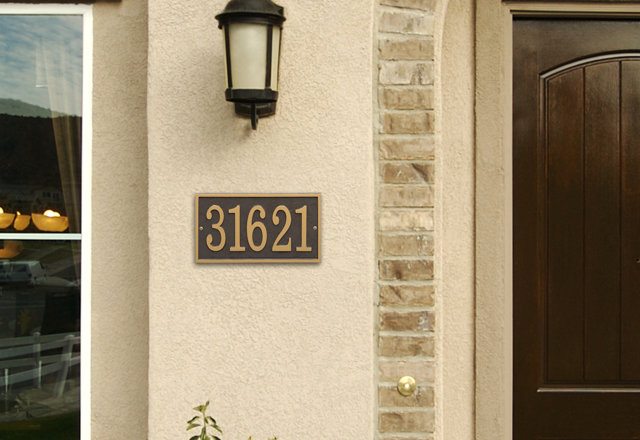 In-Stock Address Plaques