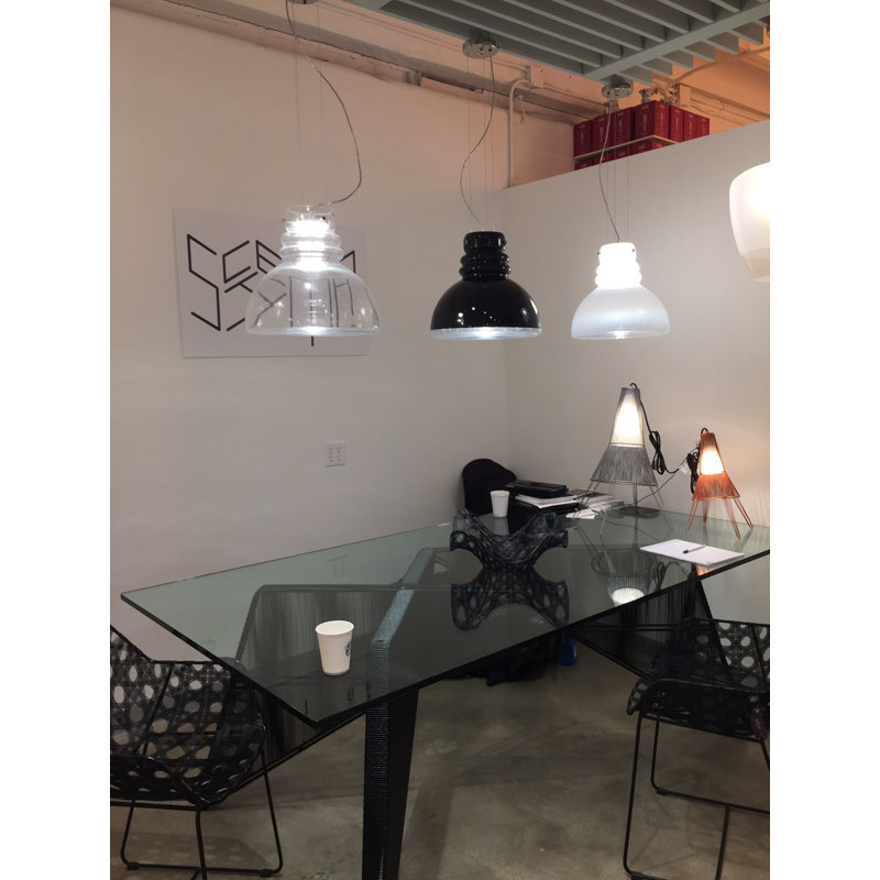 Torino 1-Light Pendant, White