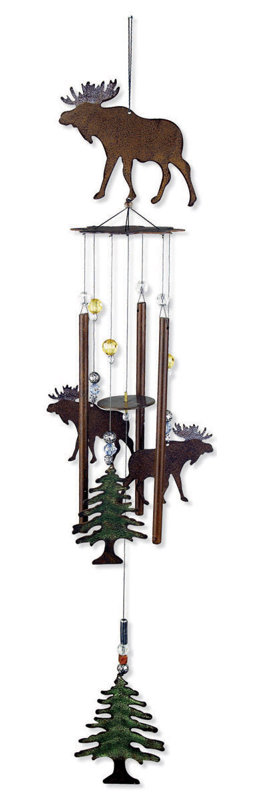 Carillon Ezarra Moose Wilderness Wonders, H 28 po x l 6 po x P 6 po