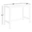 Table de salle à manger d'extérieur en aluminium à hauteur de bar Betty Ackland-19110604