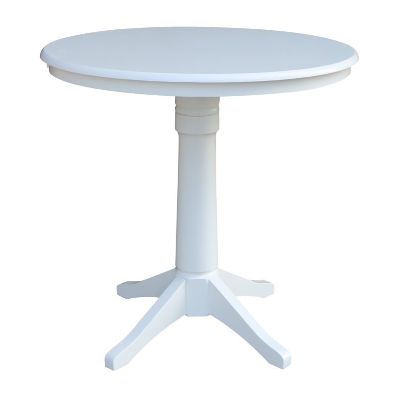Table de salle à manger Gianluka, Blanc, H 35,9 po x L 36 po x l 36 po