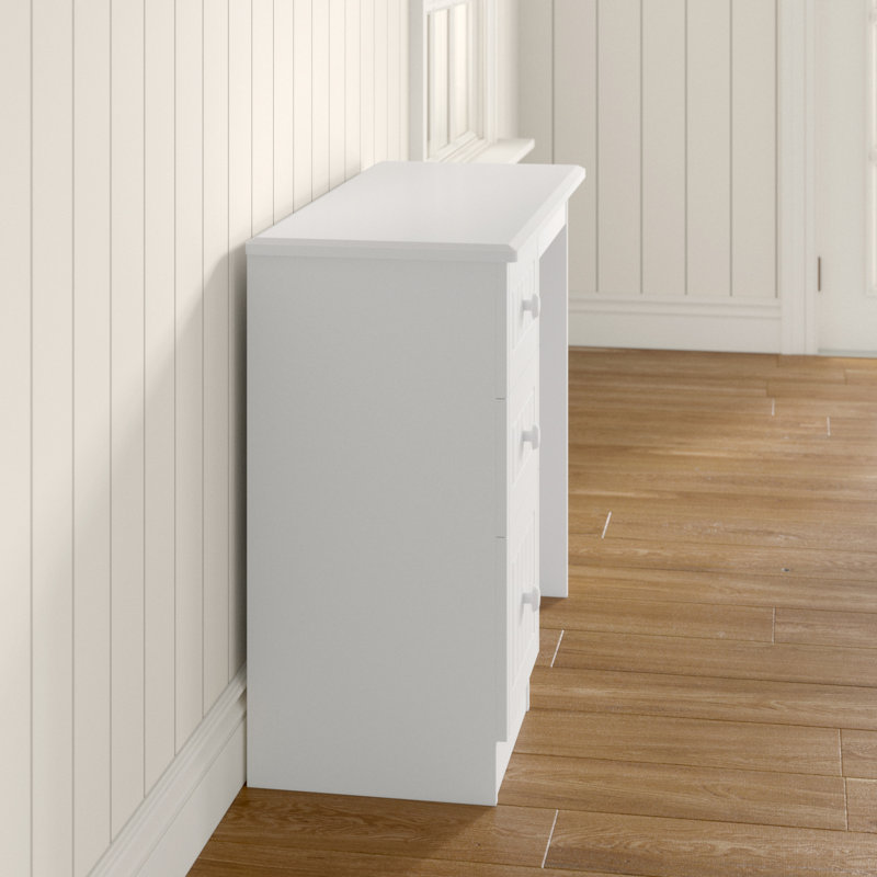 Fully Assembled Saxena Dressing Table, White