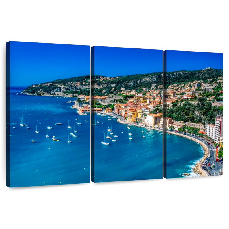 Gillard Villefranche-Sur-Mer Coast, 48" H x 74" W
