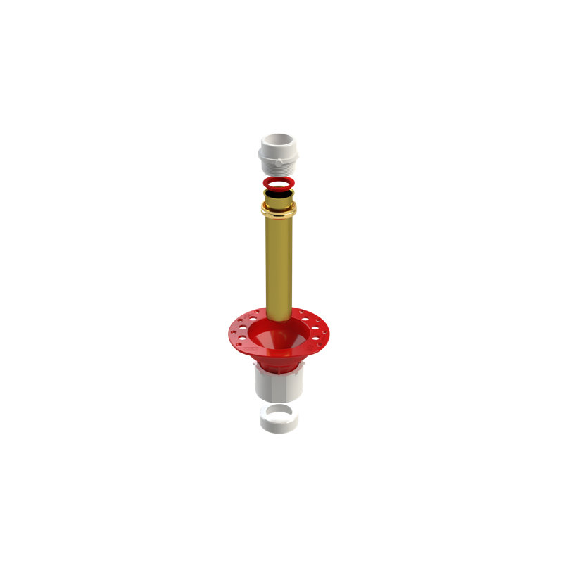 One-Piece PVC Freestanding Tub Drain Rough-In