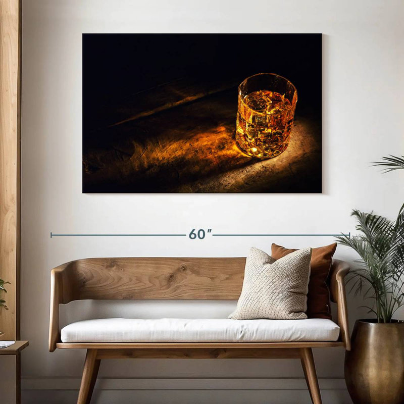 Yarlin Golden Whiskey, 32" H x 48" W