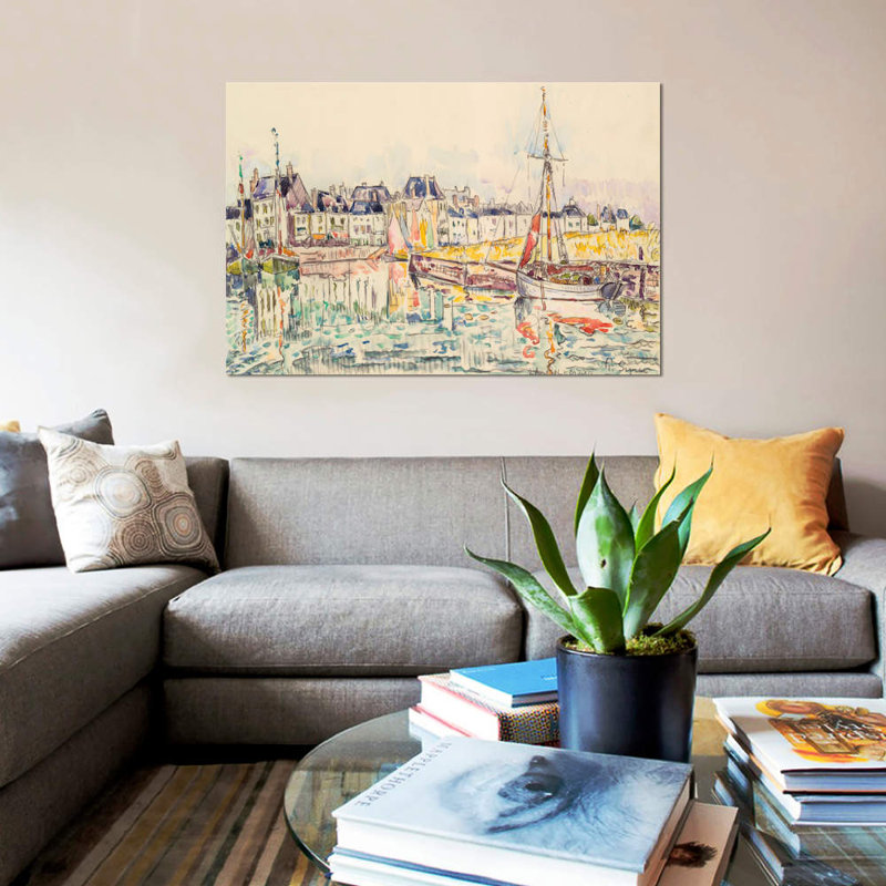 « le croisic ii », reproduction sur toile, H 12 po x l 18 po x P 1,5 po