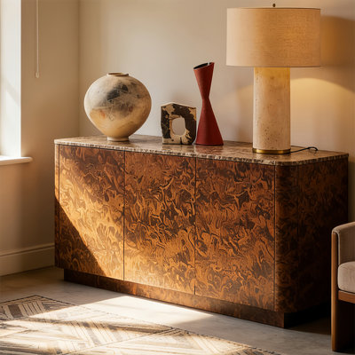 Retro-style  entryway  cabinet