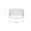 Remy Fabric Flush Mount