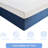 DubidapOn15cm Medium Firm Gel Memory Foam Mattress With Removable Cover for No-Noise Deeply Safe Sleep-112593480