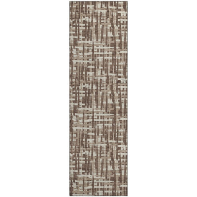 Premium Machine Washable Crumley AMF1059 Lines Rug_AMF1059BR